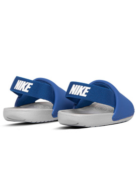 CHANCLA NIKE KAWA BABY/TODDLER SLIDES, AZUL