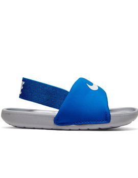 CHANCLA NIKE KAWA BABY/TODDLER SLIDES, AZUL