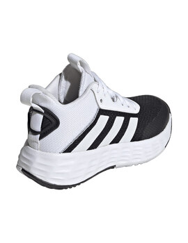 Zapatilla de baloncesto adidas OWNTHEGAME junior, negro/blanco