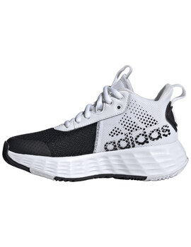 Zapatilla de baloncesto adidas OWNTHEGAME junior, negro/blanco