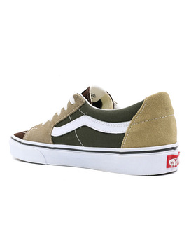 ZAPATILLA VANS UA SK8-LOW (UTILITY POP) BEIGE/MARRON