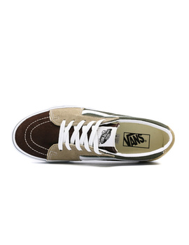 ZAPATILLA VANS UA SK8-LOW (UTILITY POP) BEIGE/MARRON