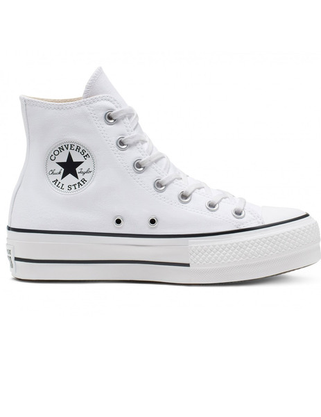 ZAPATILLA STAR CON PLATAFORMA BLANCA