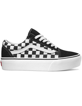 ZAPATILLA VANS UA OLD SKOOL PLATFORM, NEGRO