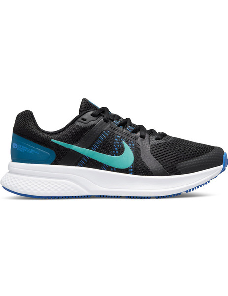 ZAPATILLA RUN SWIFT PARA MUJER, NEGRO/AZUL