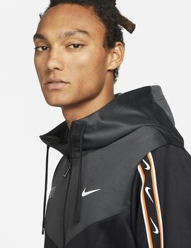 SUDADERA NIKE CAPUCHA PARA HOMBRE, NEGRA