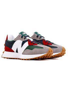 ZAPATILLA NEW BALANCE HOMBRE 327 V1 SHIFTED MODERN 70´S MARINO-VERDE