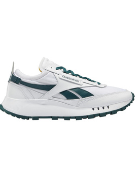 ZAPATILLA REEBOK CL LEGACY BLANCO/VERDE, HOMBRE