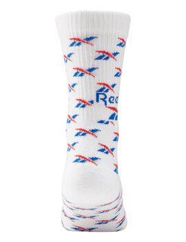 PACK DE CALCETINES REEBOK 3 UNIDADES, BLANCO