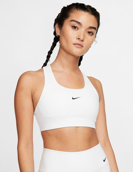 SUJETADOR DEPORTIVO NIKE SWOOSH WOMEN'S MEDIUM-SUPPORT BLANCO