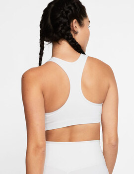 SUJETADOR DEPORTIVO NIKE SWOOSH WOMEN'S MEDIUM-SUPPORT BLANCO