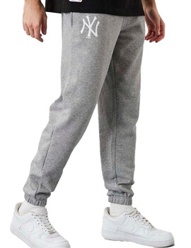 PANTALON LARGO NEWERA NEW YORK  ESSENTIAL JOGGER GRIS