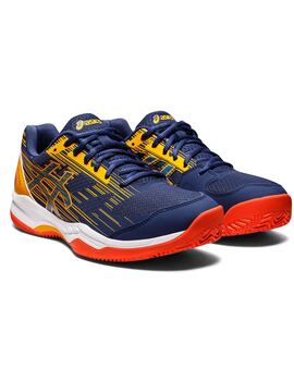 ZAPATILLA ASICS GEL-PADEL EXCLUSIVE 6 AZUL/NARANJA