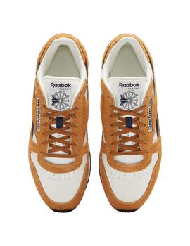 REEBOK CLASSIC LEATHER HOMBRE BEIGE/MARRON,