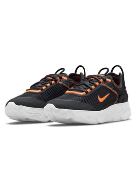 ZAPATILLA NIKE REACT LIVE BIG KIDS', NEGRO/NARANJA