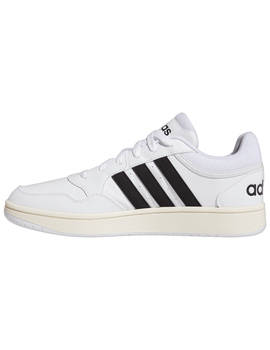 ZAPATILLA ADIDAS HOOPS 3.0 HOMBRE, BLANCO/NEGRO