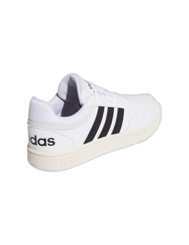 ZAPATILLA ADIDAS HOOPS 3.0 HOMBRE, BLANCO/NEGRO