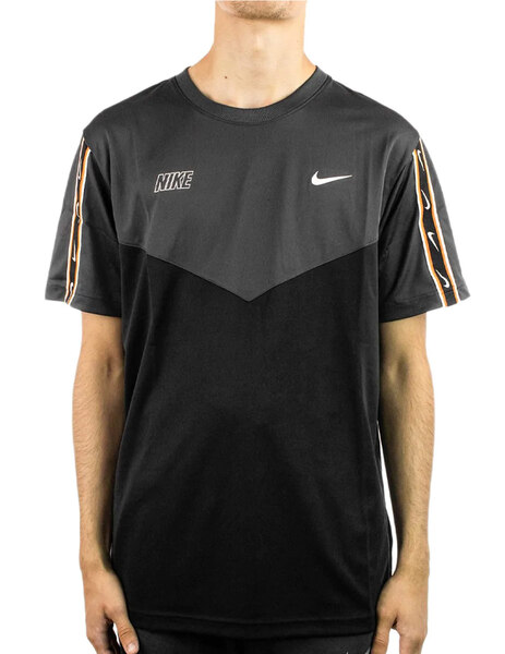 HOMBRE MANGA CORTA NSW REPEAT, NEGRA