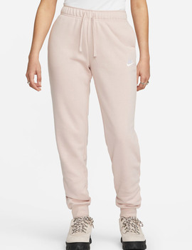 pantlón nike mujer algodón con puño sportswear, rosa