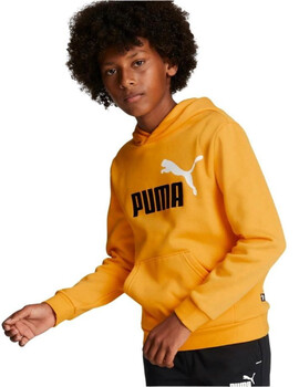 SUDADERA AMARILLA PUMA CON CAPUCHA NIÑO