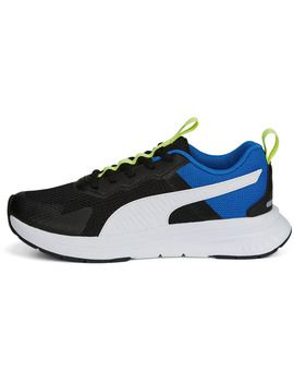 ZAPATILLA PUMA NIÑO EVOLVE RUN MESH,NEGRO/BLANCO