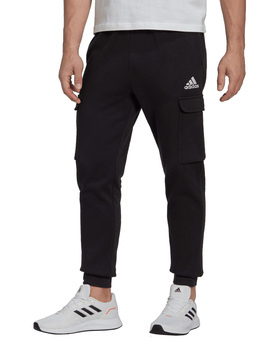 PANTALÓN ADIDAS HOMBRE CON BOLSILLOS CARGO, NEGRO