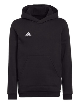 SUDADERA ADIDAS CON CAPUCHA NIÑO, NEGRA