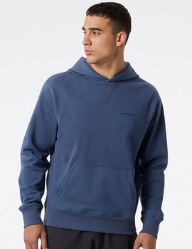 SUDADERA NEW BALANCE HOMBRE CON CAPUCHA AZUL