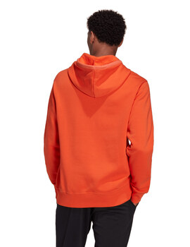 SUDADERA CON CAPUCHA ADIDAS NARANJA  Q4 , HOMBRE