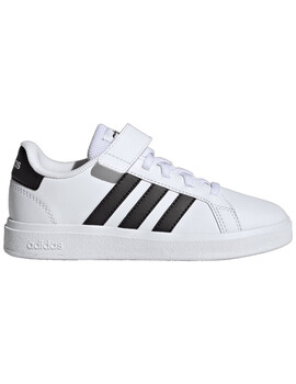 ZAPATILLAS ADIDAS GRAND COURT 2.0 , CON VELCRO BLANCO/NEGRO