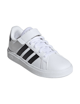 ZAPATILLAS ADIDAS GRAND COURT 2.0 , CON VELCRO BLANCO/NEGRO