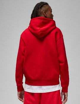 SUDADERA JORDAN ABIERTA CON CREMALLERA ROJO