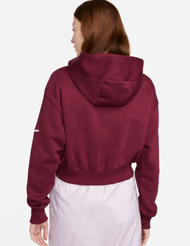 SUDADERA NIKE CON CAPUCHA SPORTSWEAR MUJER, GRANATE