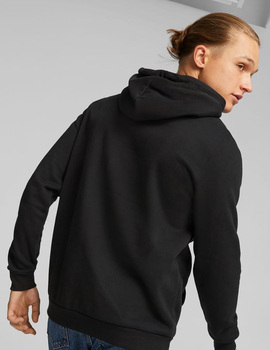 SUDADERA CAPUCHA PUMA HOMBRE NEGRA