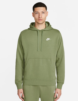 SUDADERA NIKE SPORTSWEAR CLUB MEN'S PULLOVER, VERDE