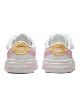 NIKE COURT LEGACY BABY/TODDLER BLANCO/ROSA