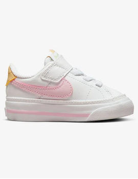 NIKE COURT LEGACY BABY/TODDLER BLANCO/ROSA