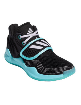 ZAPATILLA DE BALONCESTO ADIDAS DEEP THREAT PRIMEBLUE J, NEGRO/CELESTE