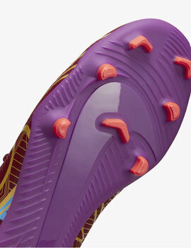 BOTA DE FUTBOL NIKE JR SUPERFLY 9 CLUB KM FG/MG, GRANATE