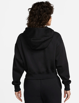 SUDADERA NIKE SPORTSWEAR SWOOSH  MUJER, NEGRO