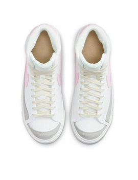 ZAPATILLA NIKE BLAZER MID '77 BIG KIDS' SHOES BLANCO/ROSA