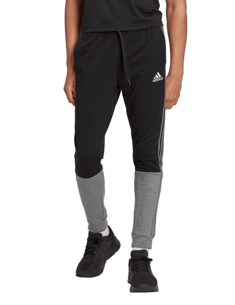 Illinois niña labio PANTALÓN ADIDAS HOMBRE, CON PUÑO-NEGRO/GRIS