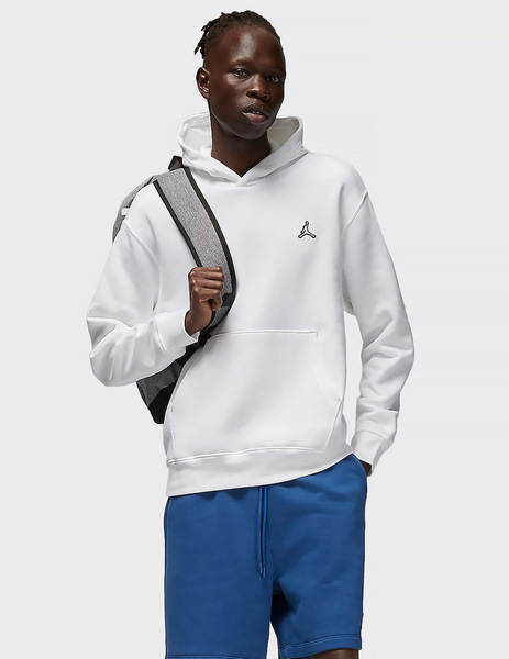 SUDADERA JORDAN BASICA BLANCA PARA HOMBRE CON CAPUCHA