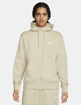 SUDADERA ABIERTA CON CAPUCHA NIKE SPORTSWEAR BEIGE