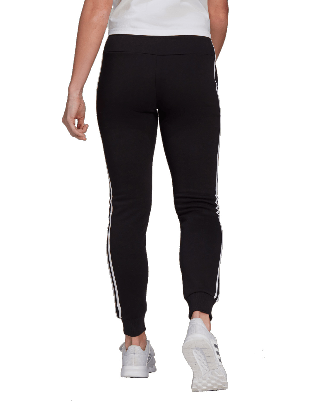 PANTALON ADIDAS BANDAS BLANCAS MUJER NEGRO/BLANCO