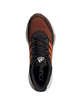 ZAPATILLA RUNNING ADIDAS HOMBRE EQ21 RUN, NEGRO/NARANJA