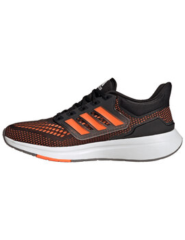 ZAPATILLA RUNNING ADIDAS HOMBRE EQ21 RUN, NEGRO/NARANJA