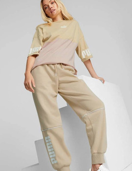 PANTALÓN PUMA MUJER BEIGE