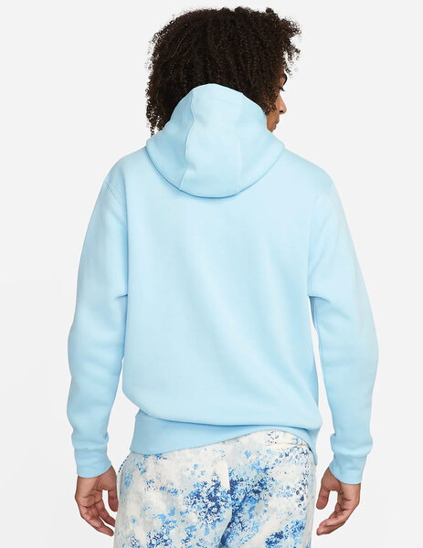 SUDADERA NIKE CON CAPUCHA CELESTE HOMBRE