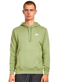 SUDADERA NIKE CON CAPUCHA VERDE